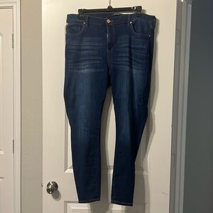Revery mid-rise skinny jean 18W like new worn once